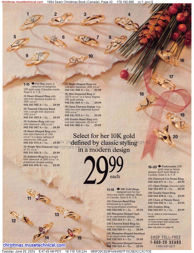 1994 Sears Christmas Book (Canada), Page 42