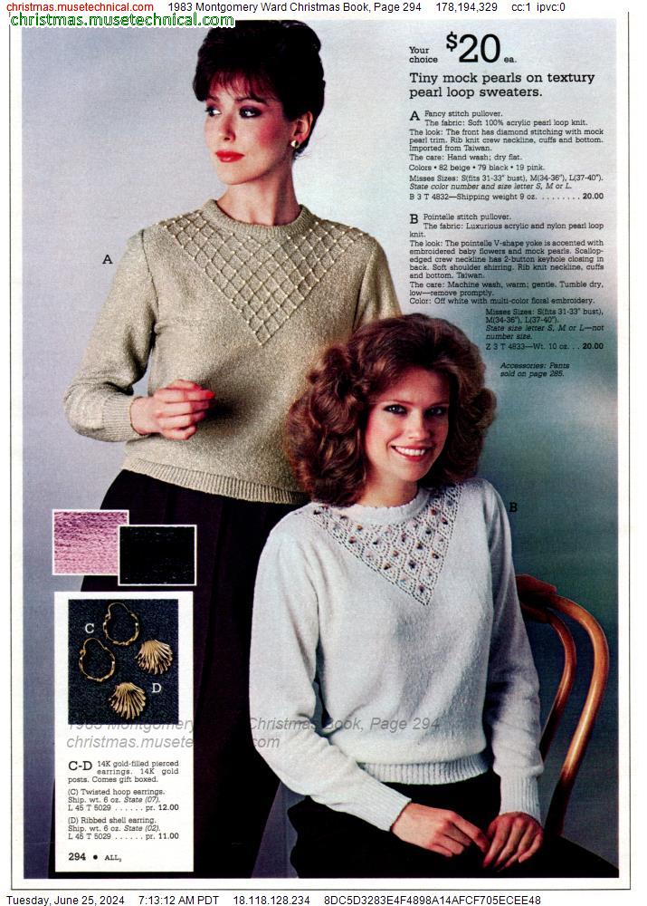 1983 Montgomery Ward Christmas Book, Page 294