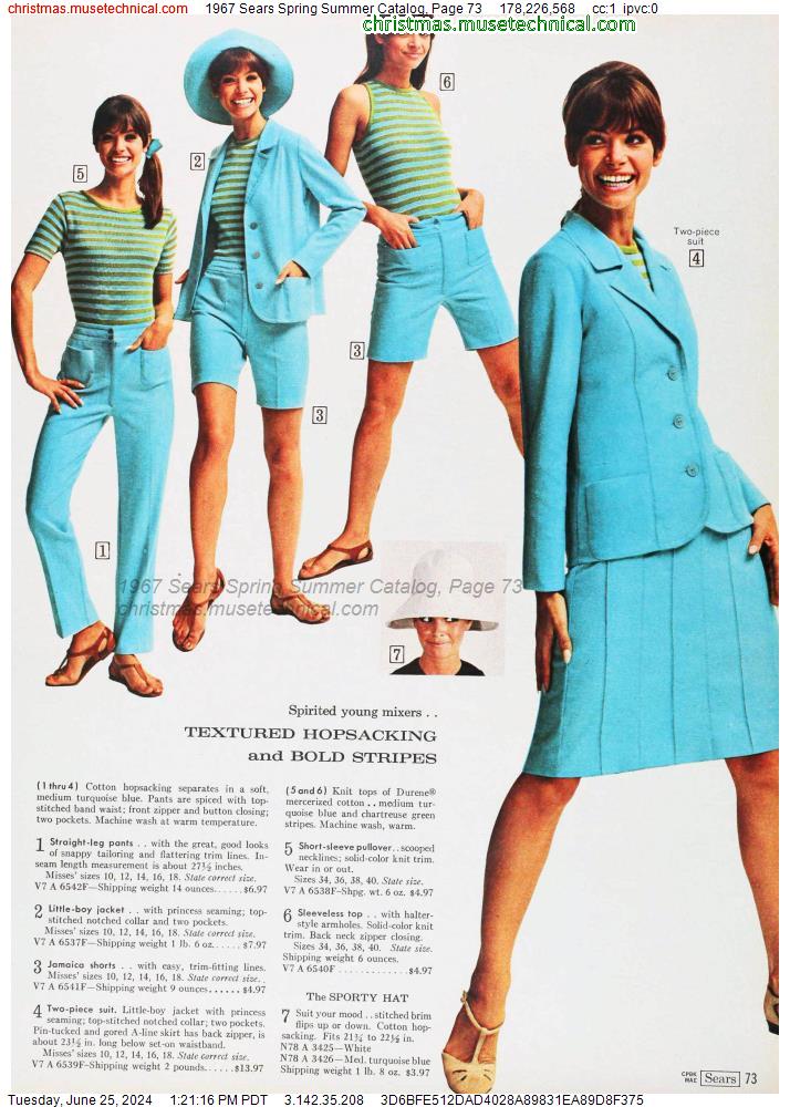 1967 Sears Spring Summer Catalog, Page 73