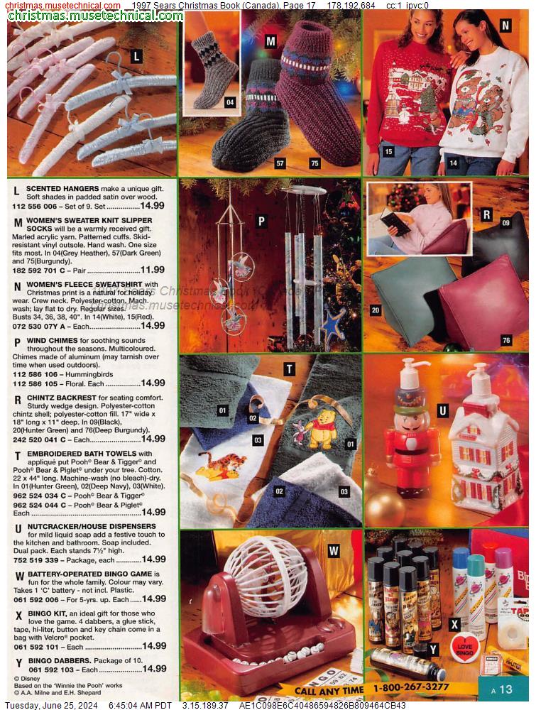 1997 Sears Christmas Book (Canada), Page 17