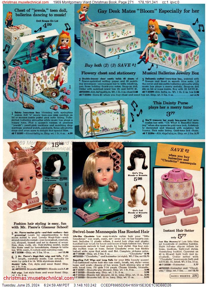1969 Montgomery Ward Christmas Book, Page 271