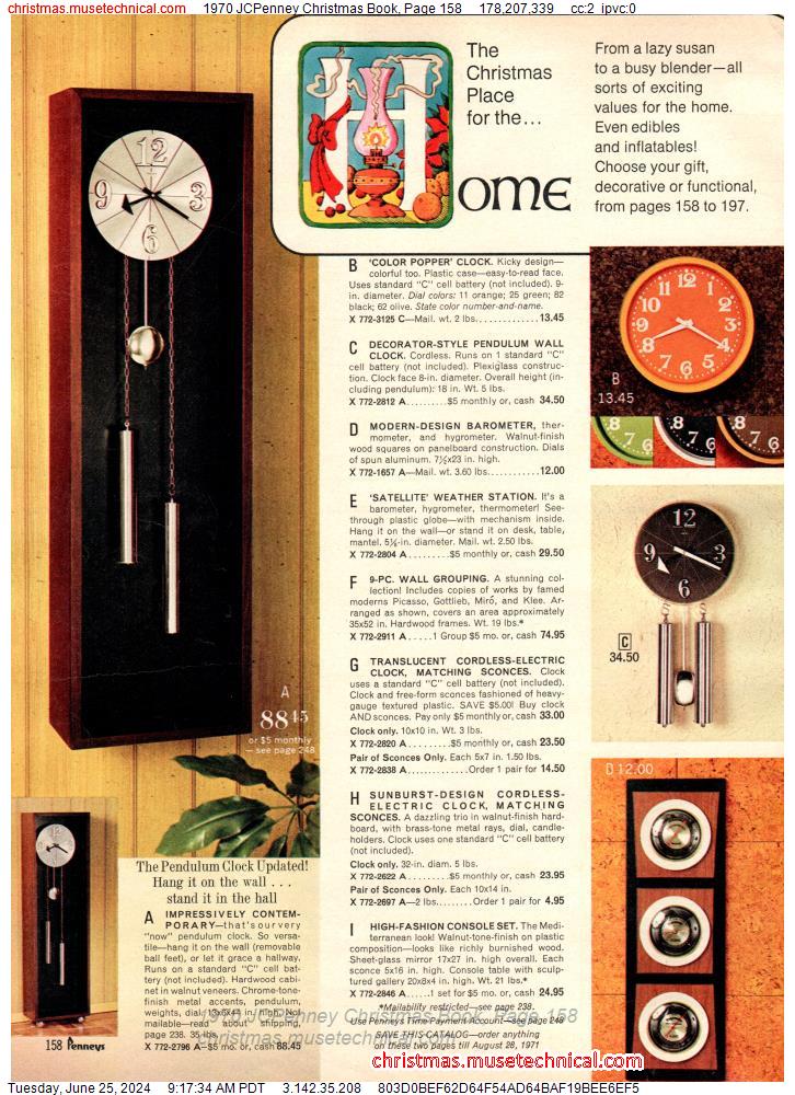 1970 JCPenney Christmas Book, Page 158