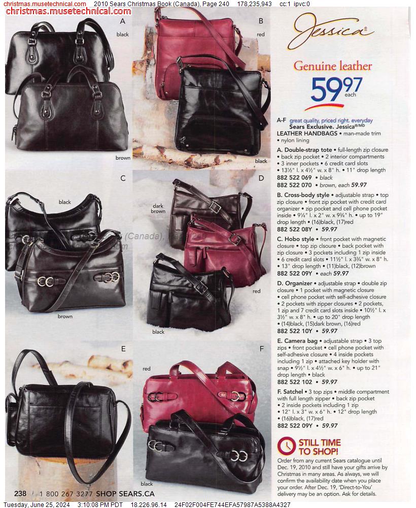 2010 Sears Christmas Book (Canada), Page 240