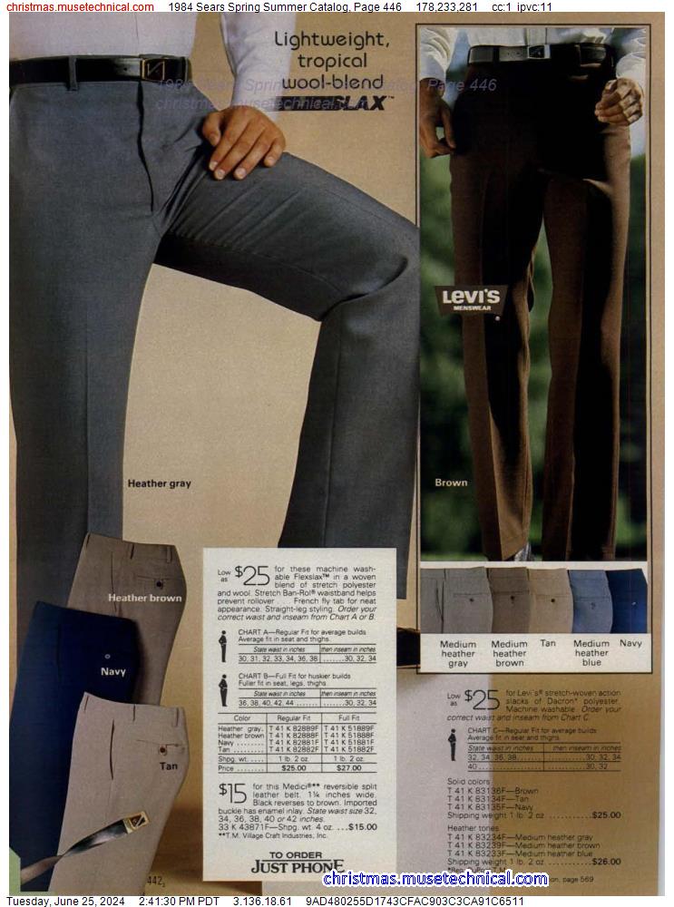 1984 Sears Spring Summer Catalog, Page 446