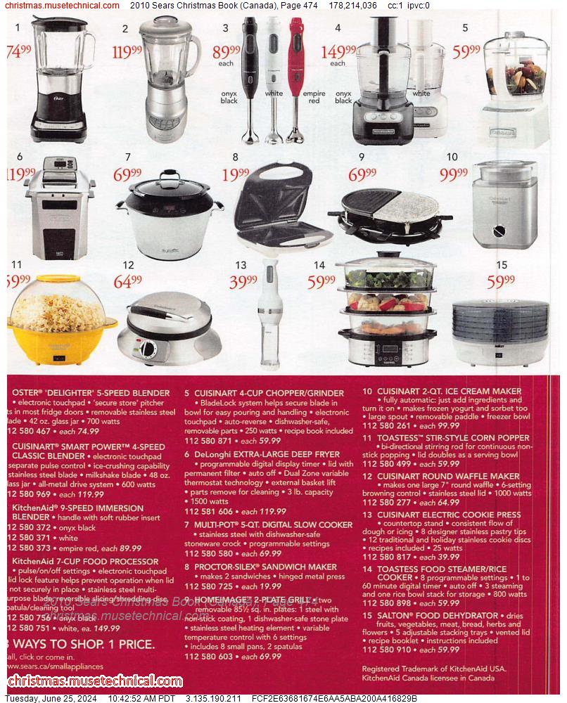 2010 Sears Christmas Book (Canada), Page 474