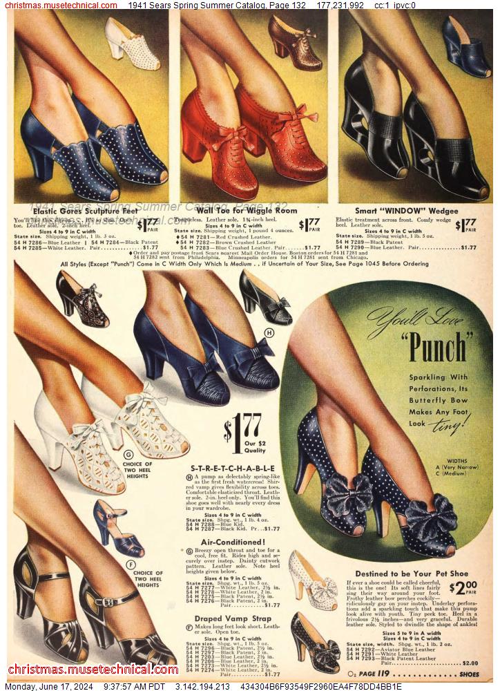 1941 Sears Spring Summer Catalog, Page 132