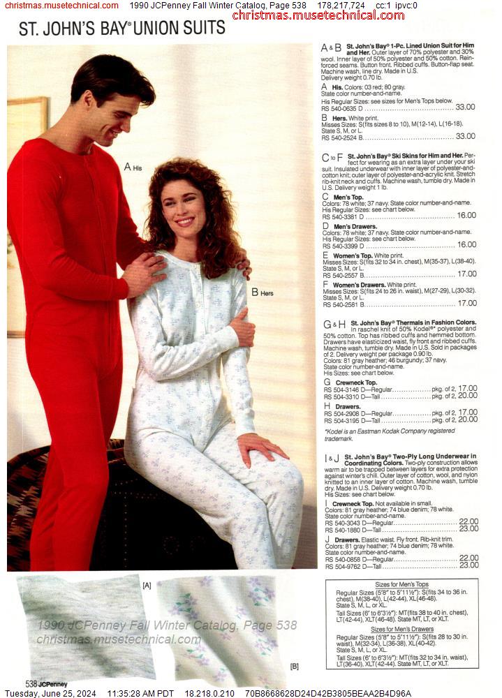1990 JCPenney Fall Winter Catalog, Page 538