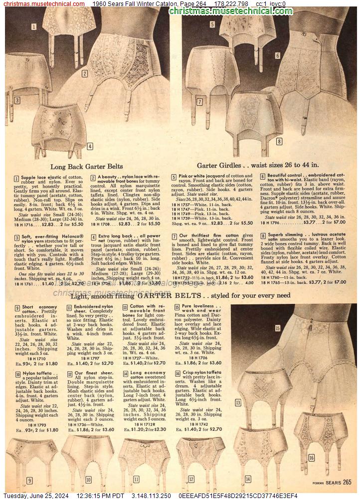 1960 Sears Fall Winter Catalog, Page 264