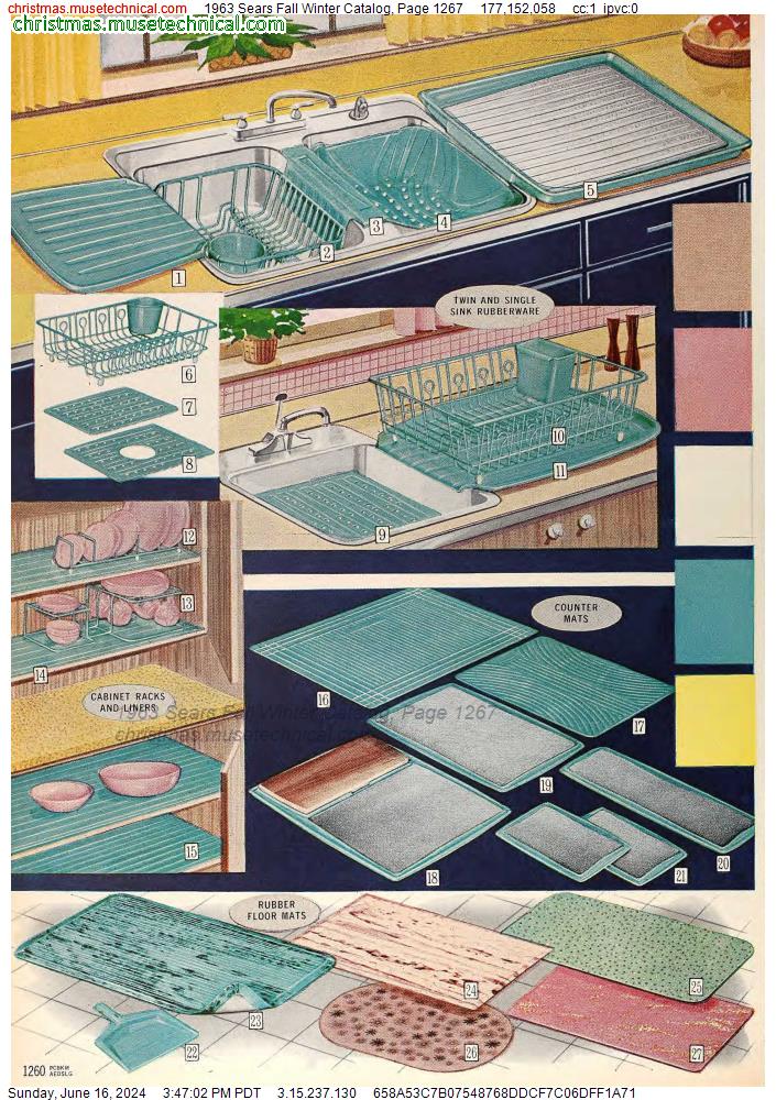 1963 Sears Fall Winter Catalog, Page 1267