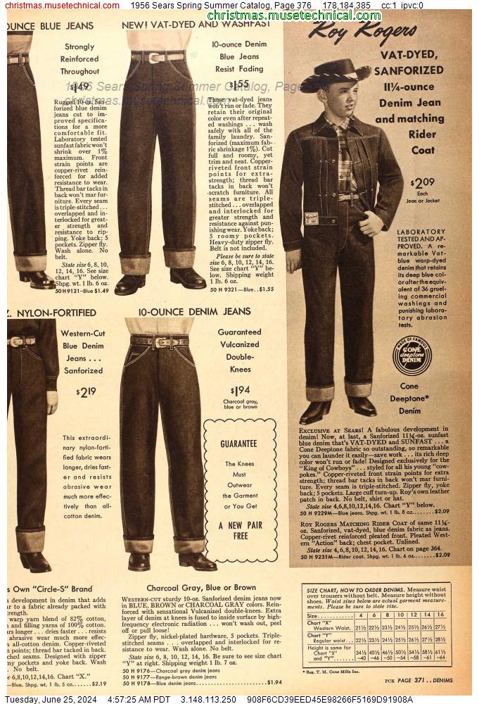 1956 Sears Spring Summer Catalog, Page 376