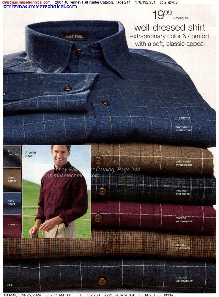 2007 JCPenney Fall Winter Catalog, Page 244