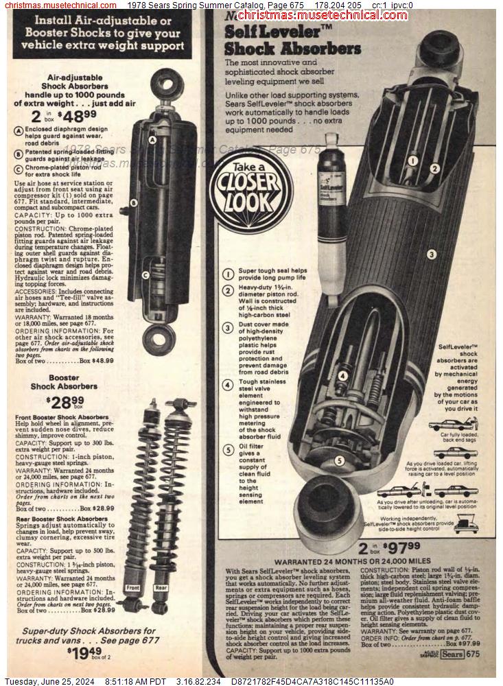 1978 Sears Spring Summer Catalog, Page 675