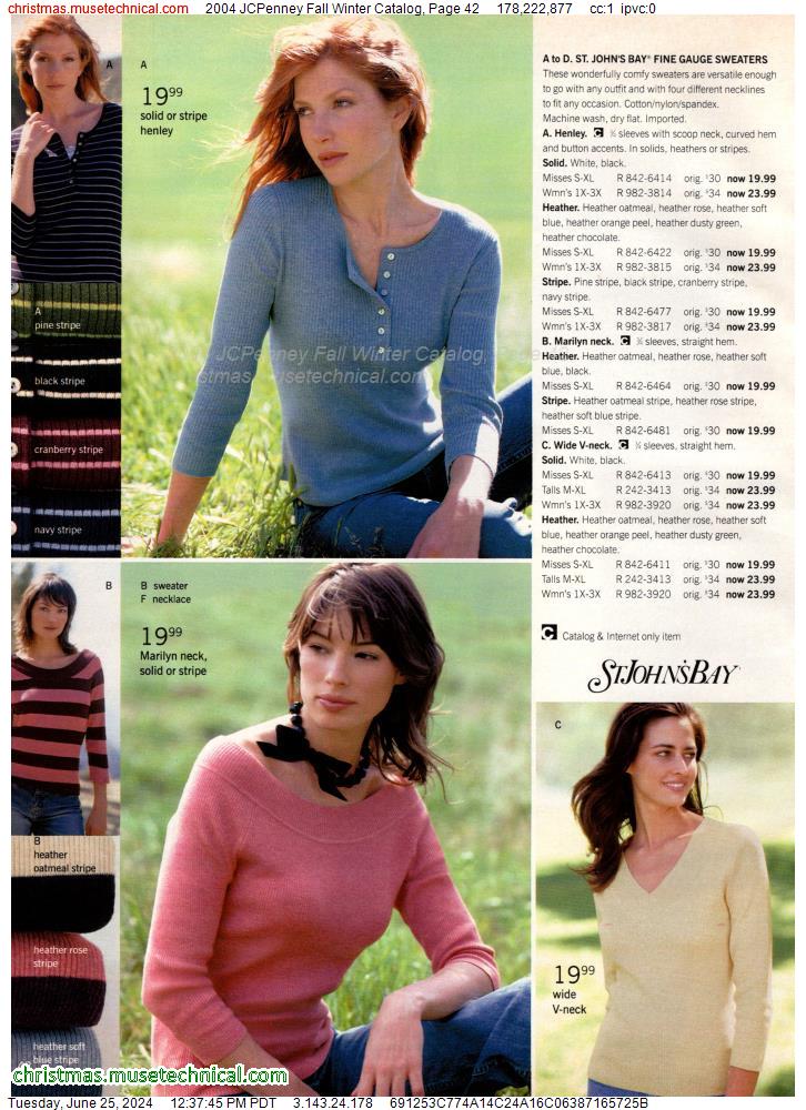 2004 JCPenney Fall Winter Catalog, Page 42