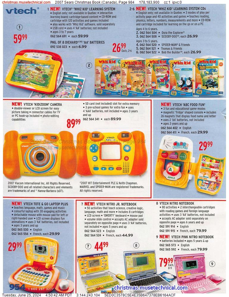 2007 Sears Christmas Book (Canada), Page 984