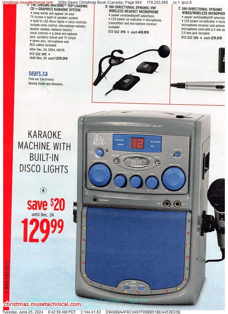 2004 Sears Christmas Book (Canada), Page 894