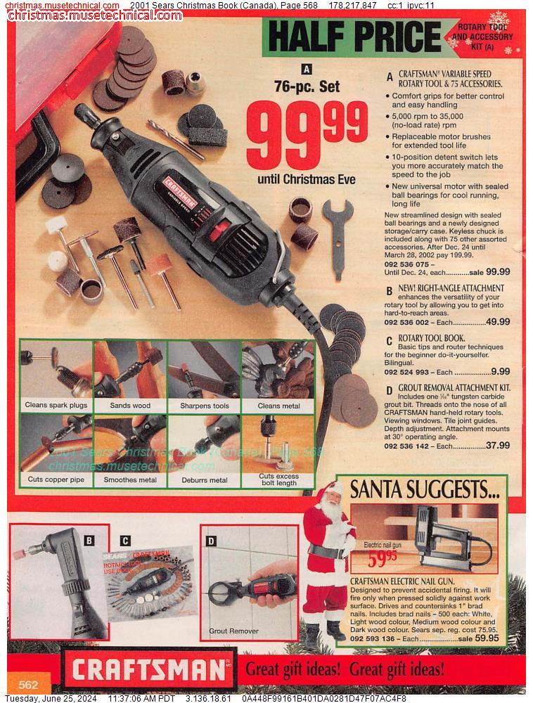 2001 Sears Christmas Book (Canada), Page 568