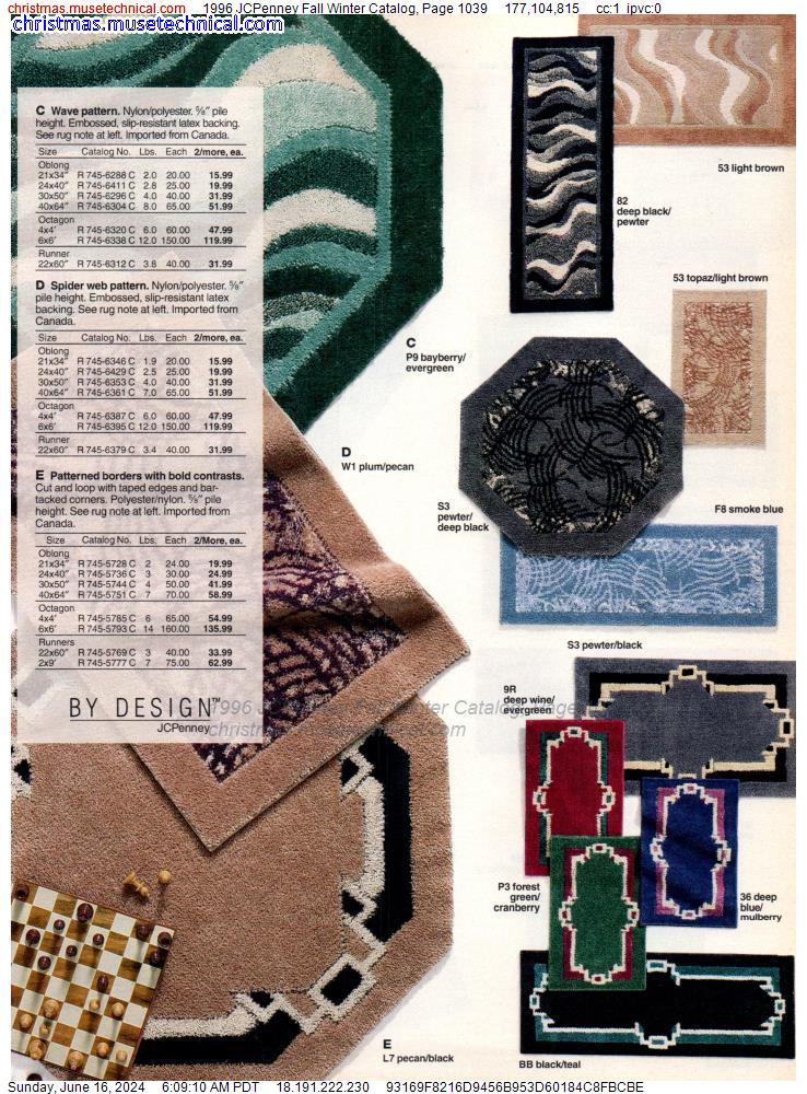 1996 JCPenney Fall Winter Catalog, Page 1039