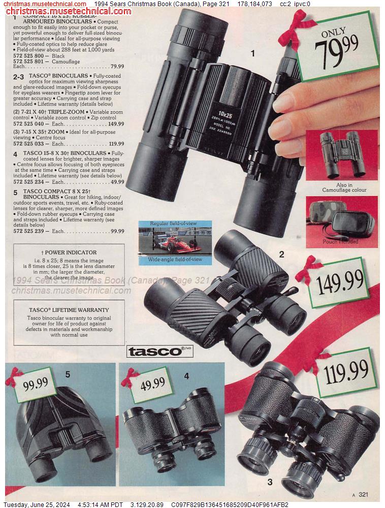 1994 Sears Christmas Book (Canada), Page 321