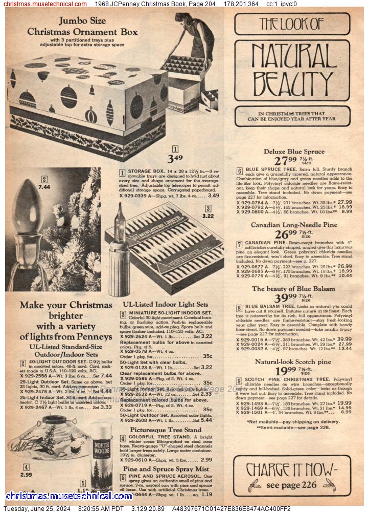 1968 JCPenney Christmas Book, Page 204