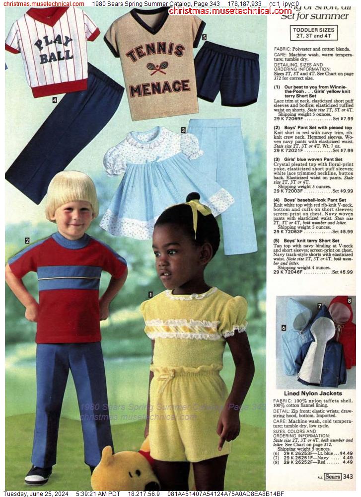 1980 Sears Spring Summer Catalog, Page 343
