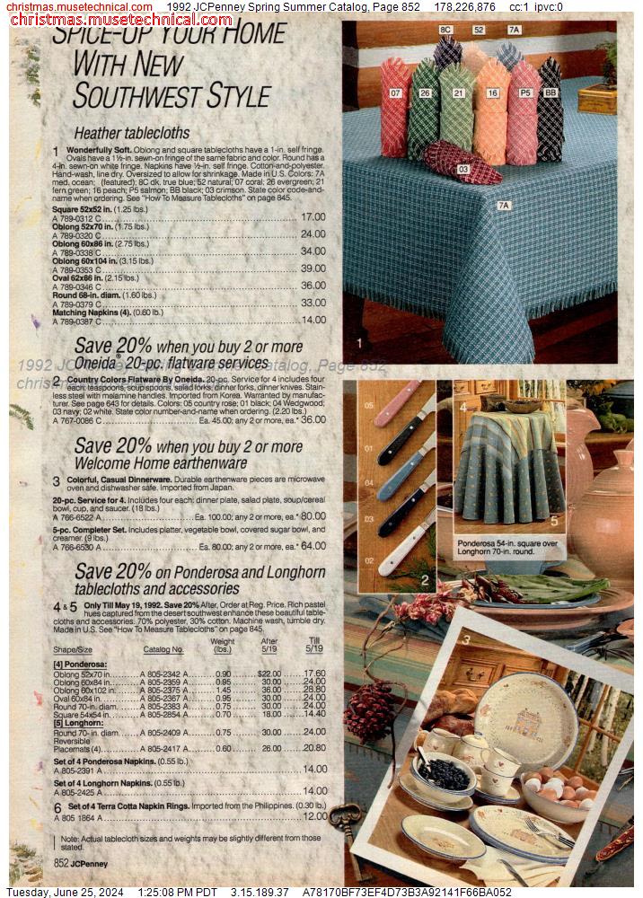 1992 JCPenney Spring Summer Catalog, Page 852