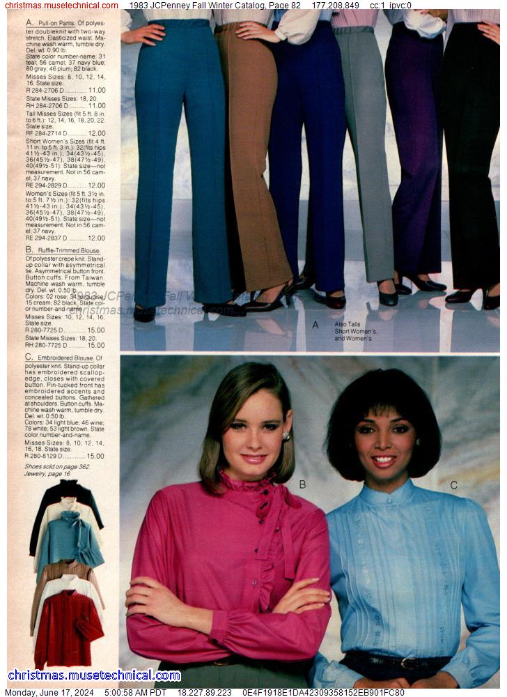 1983 JCPenney Fall Winter Catalog, Page 82