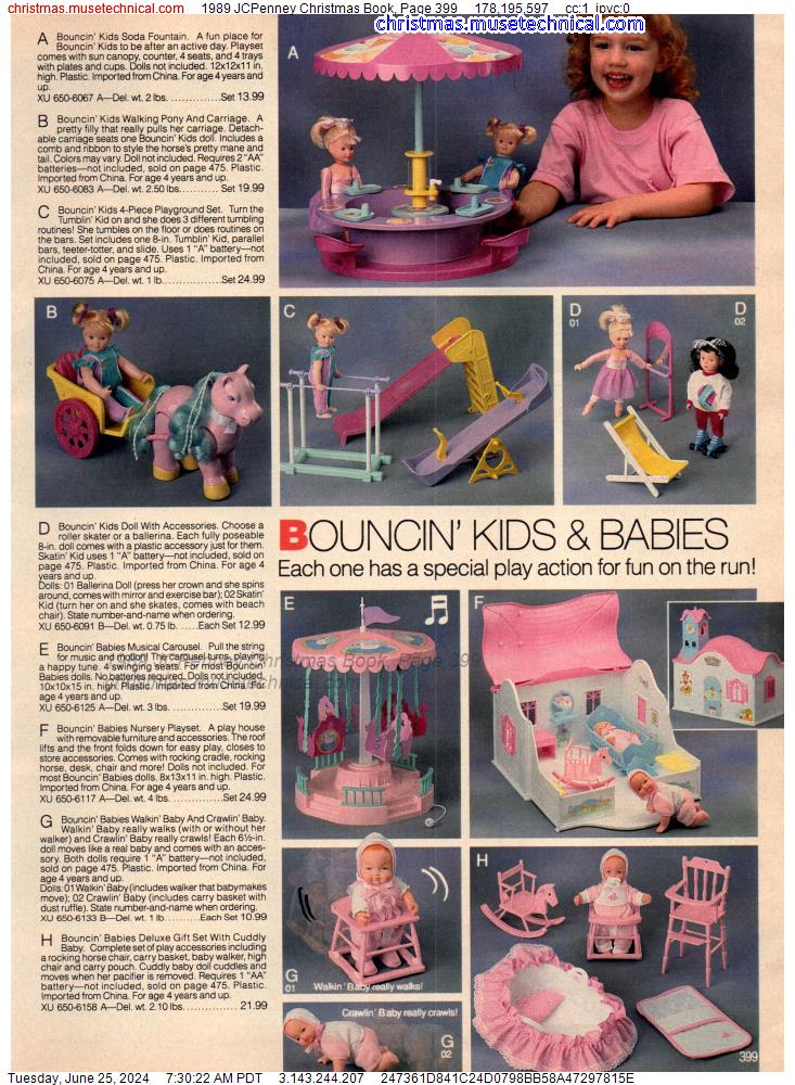 1989 JCPenney Christmas Book, Page 399