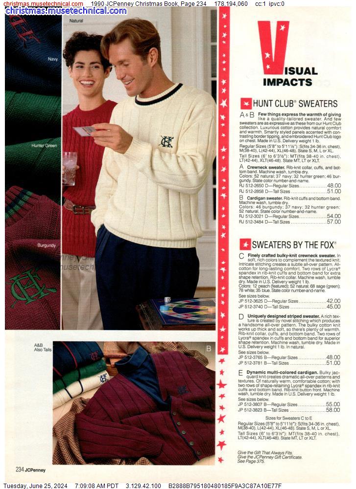 1990 JCPenney Christmas Book, Page 234