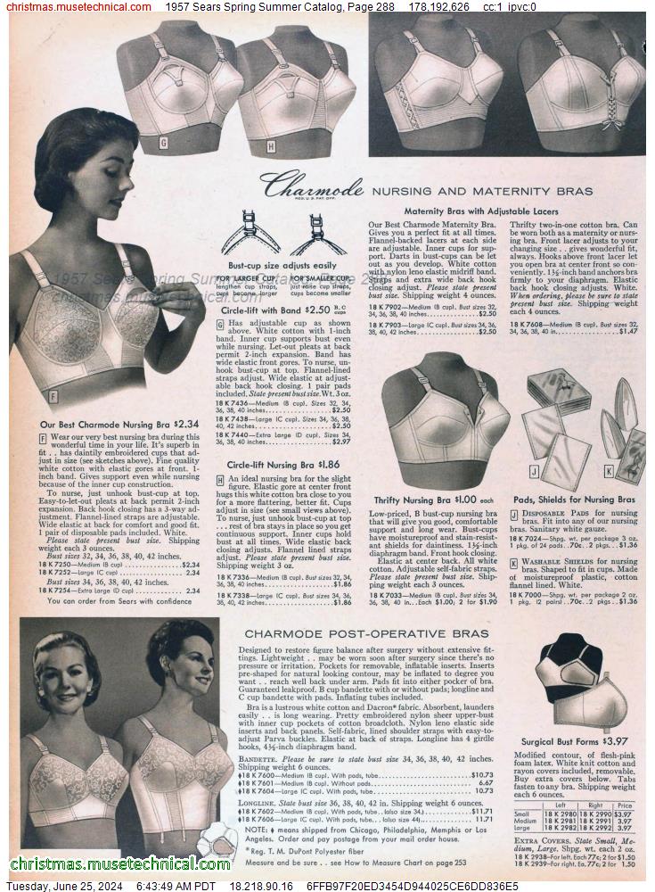 1957 Sears Spring Summer Catalog, Page 288