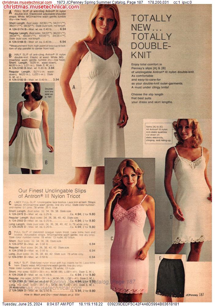 1973 JCPenney Spring Summer Catalog, Page 187