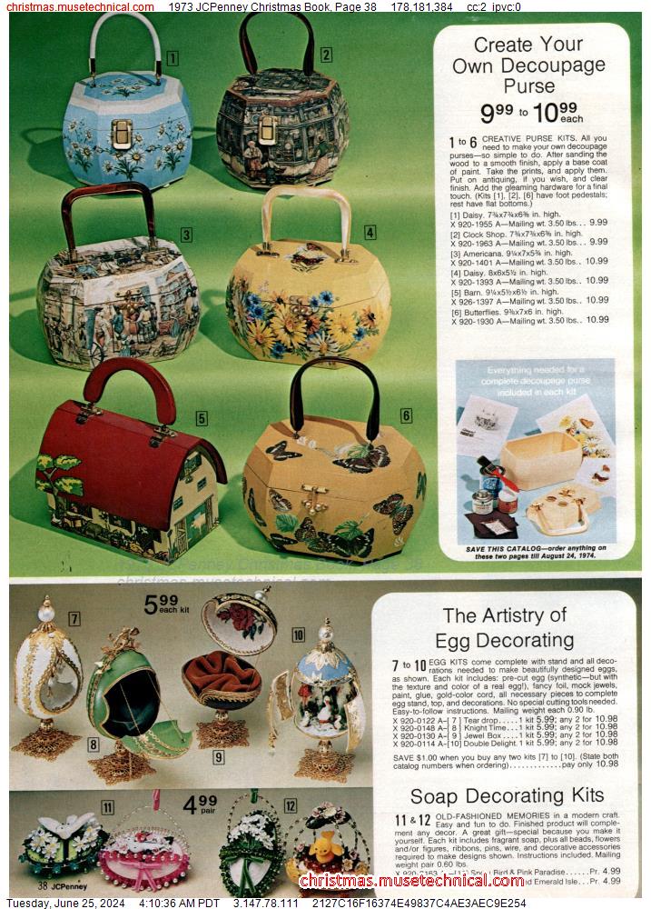 1973 JCPenney Christmas Book, Page 38