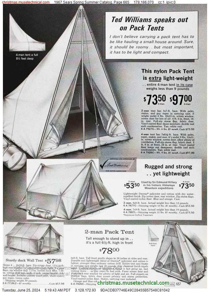 1967 Sears Spring Summer Catalog, Page 665