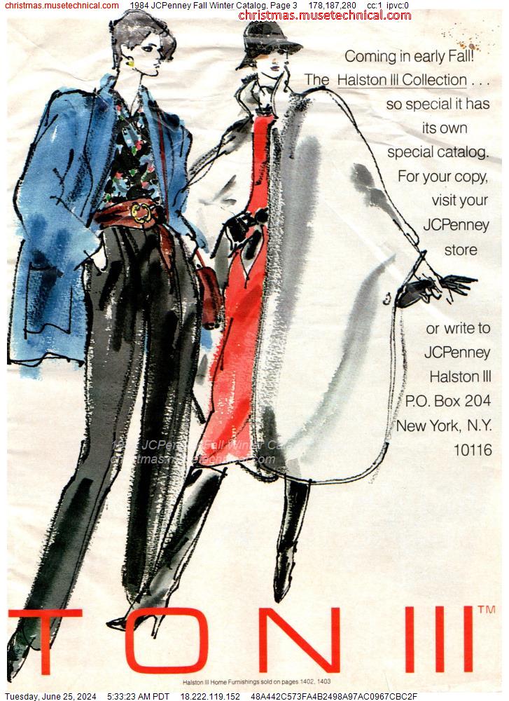 1984 JCPenney Fall Winter Catalog, Page 3