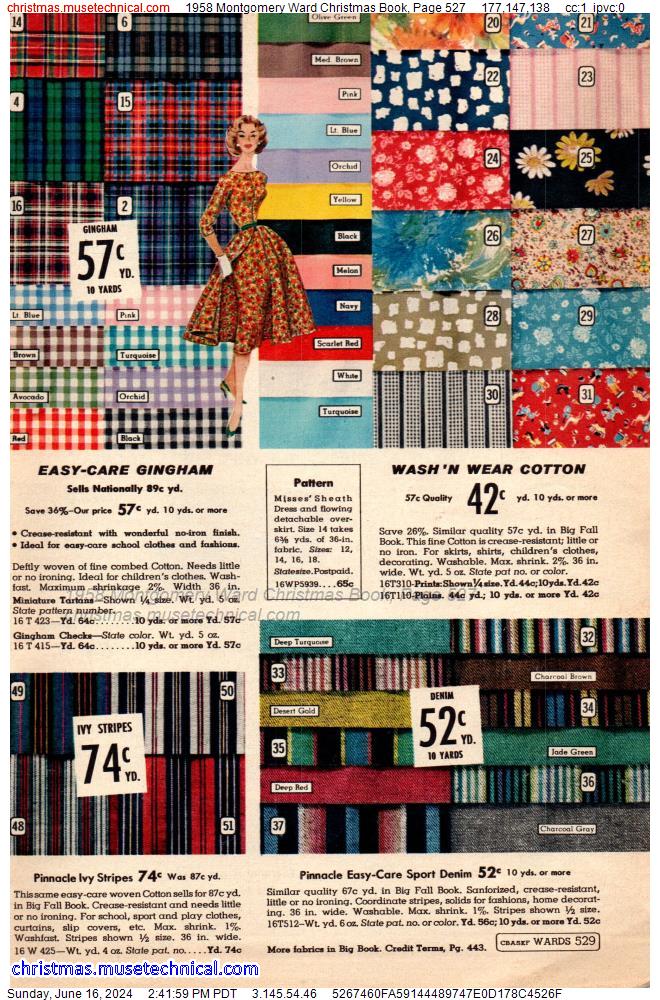 1958 Montgomery Ward Christmas Book, Page 527