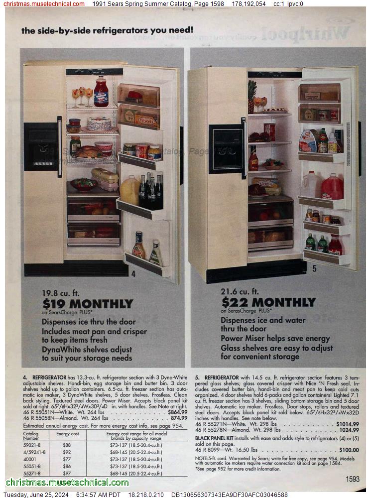 1991 Sears Spring Summer Catalog, Page 1598