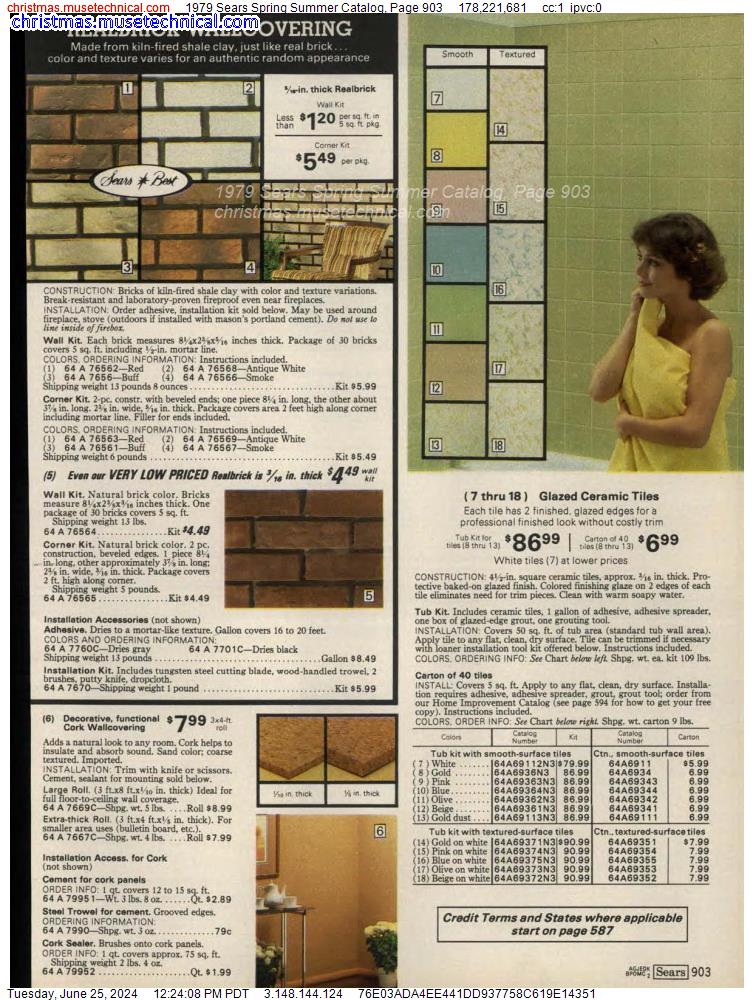 1979 Sears Spring Summer Catalog, Page 903