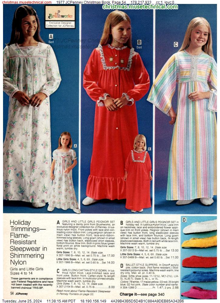 1977 JCPenney Christmas Book, Page 54