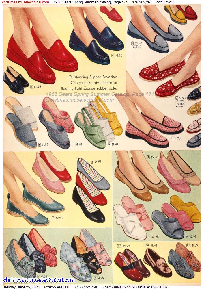 1956 Sears Spring Summer Catalog, Page 171