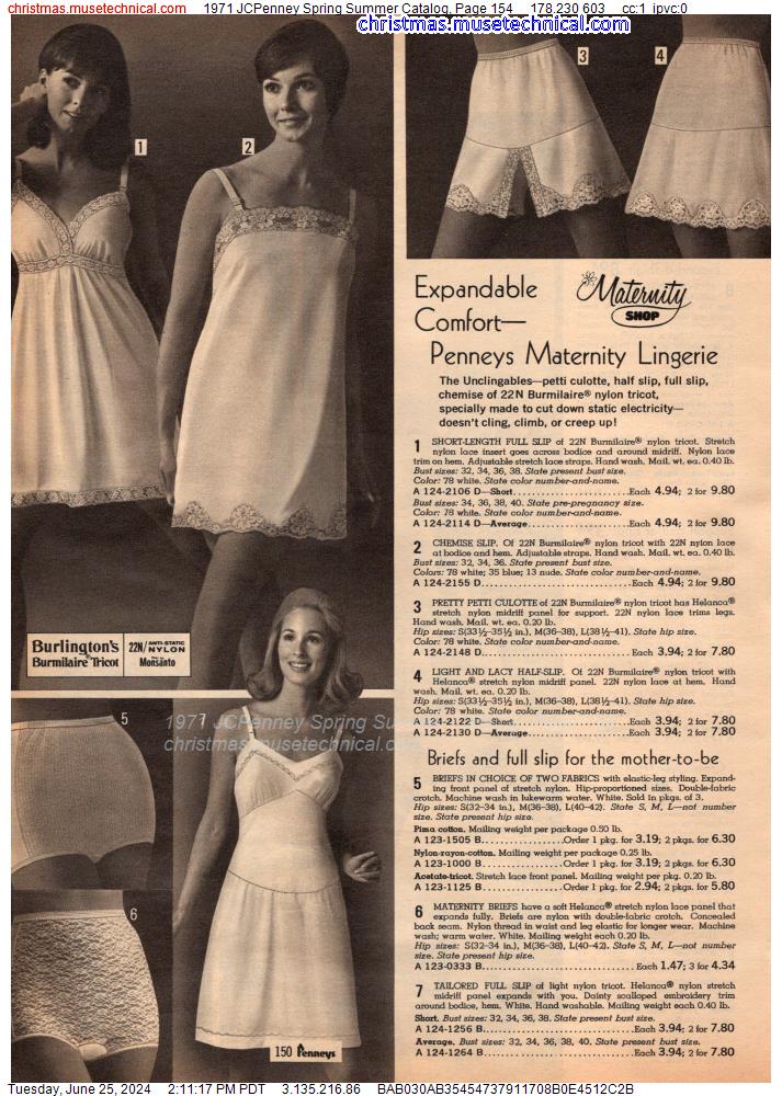 1971 JCPenney Spring Summer Catalog, Page 154