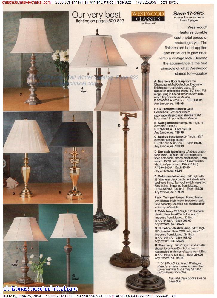 2000 JCPenney Fall Winter Catalog, Page 822