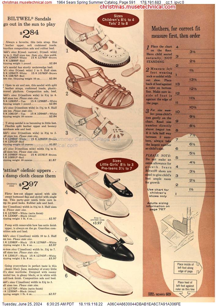 1964 Sears Spring Summer Catalog, Page 591