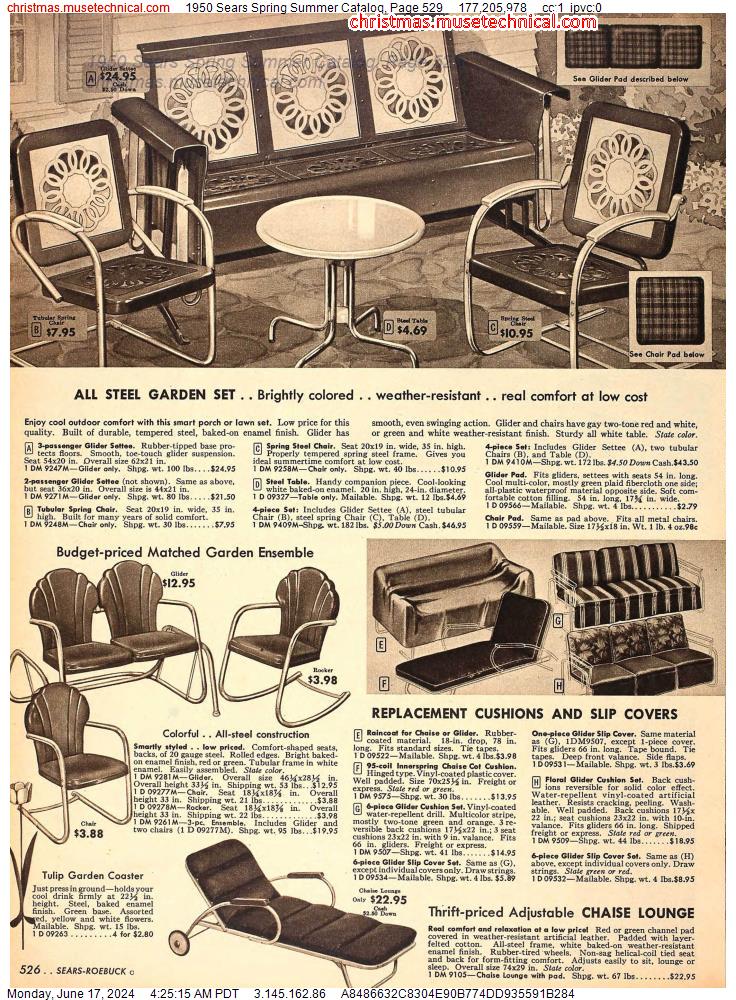 1950 Sears Spring Summer Catalog, Page 529