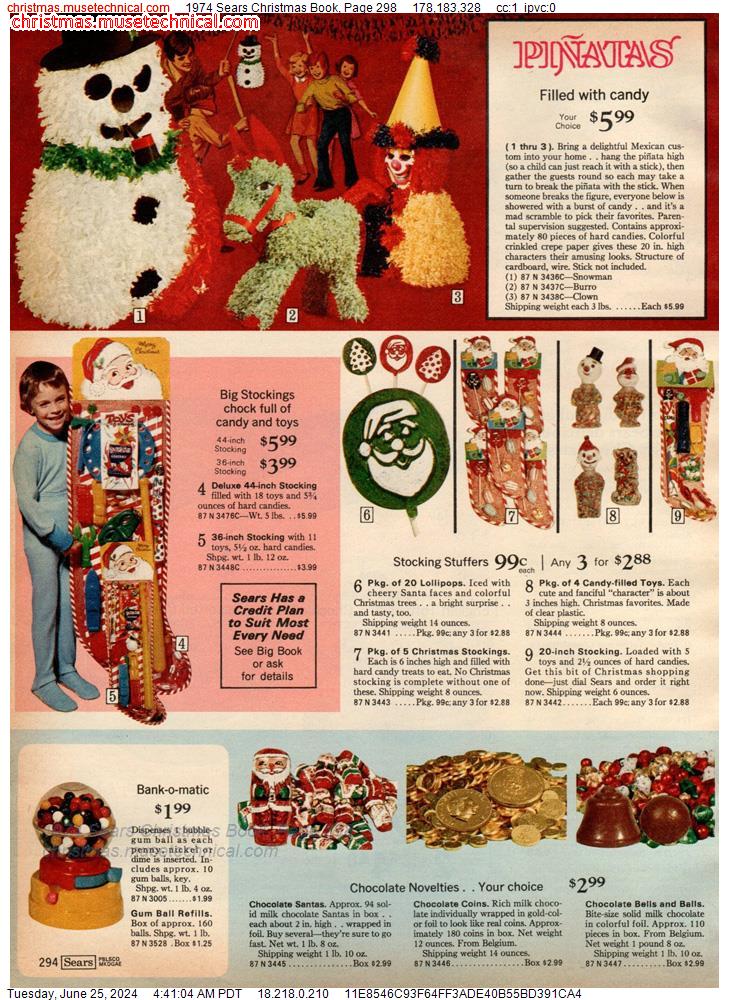 1974 Sears Christmas Book, Page 298