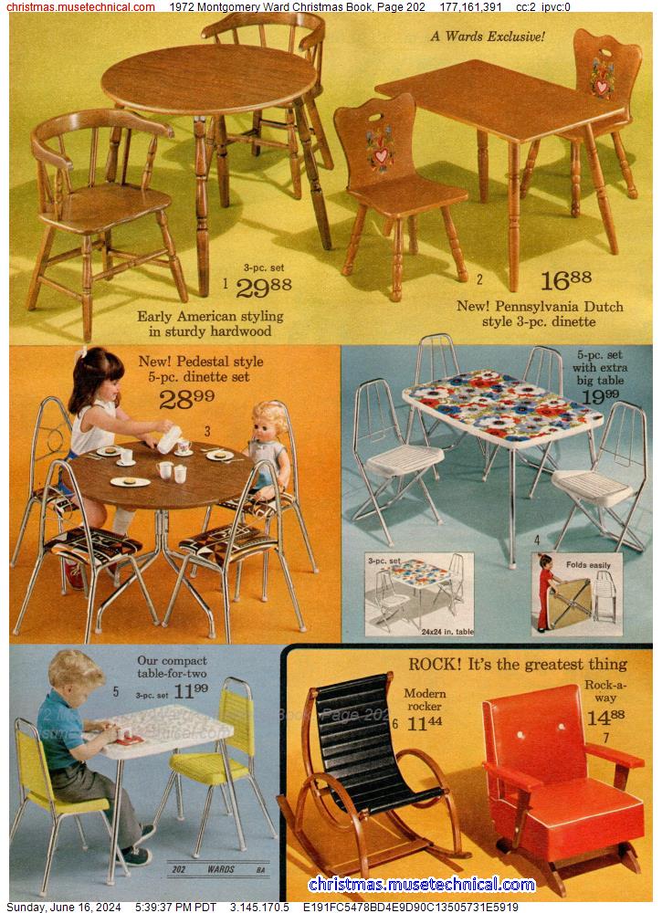 1972 Montgomery Ward Christmas Book, Page 202