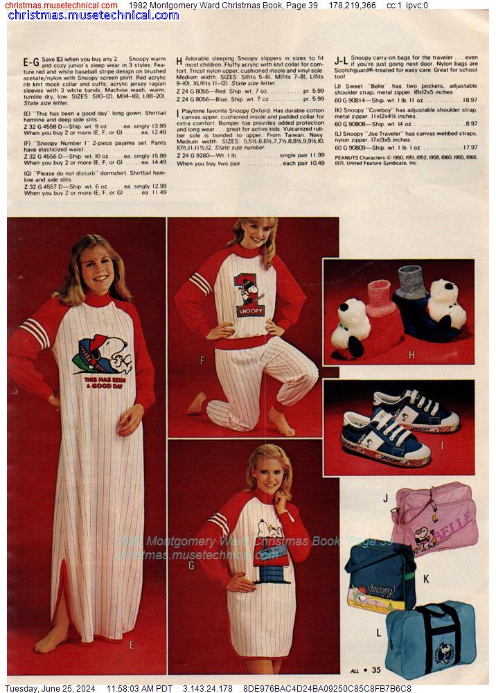 1982 Montgomery Ward Christmas Book, Page 39