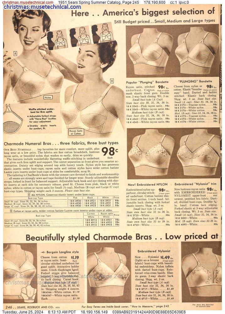 1951 Sears Spring Summer Catalog, Page 245