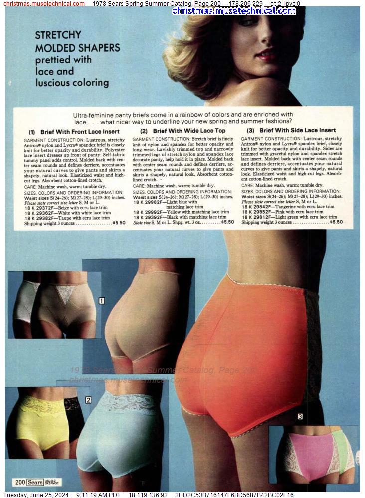 1978 Sears Spring Summer Catalog, Page 200