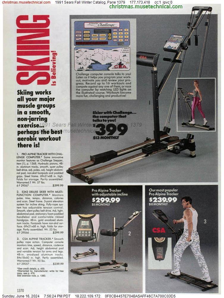 1991 Sears Fall Winter Catalog, Page 1379