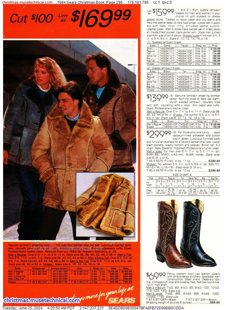 1984 Sears Christmas Book, Page 286