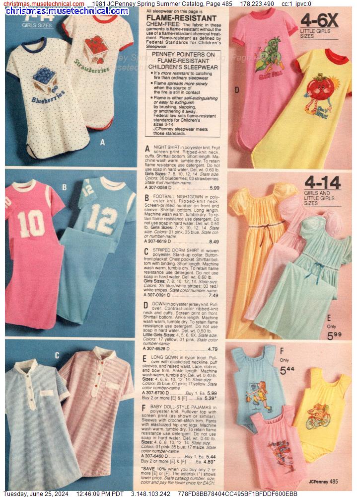 1981 JCPenney Spring Summer Catalog, Page 485